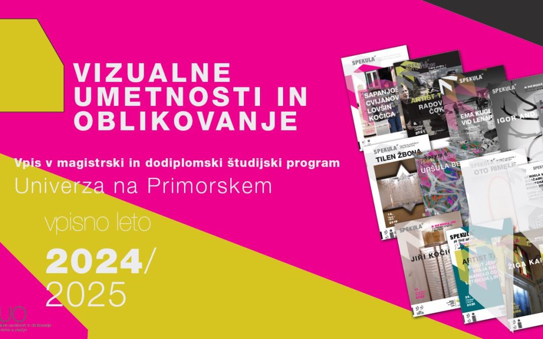 Nov magistrski študijski program Vizualne umetnosti in oblikovanje